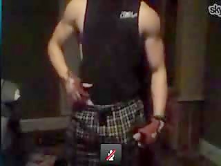 Muscular Fit Hunk Webcam