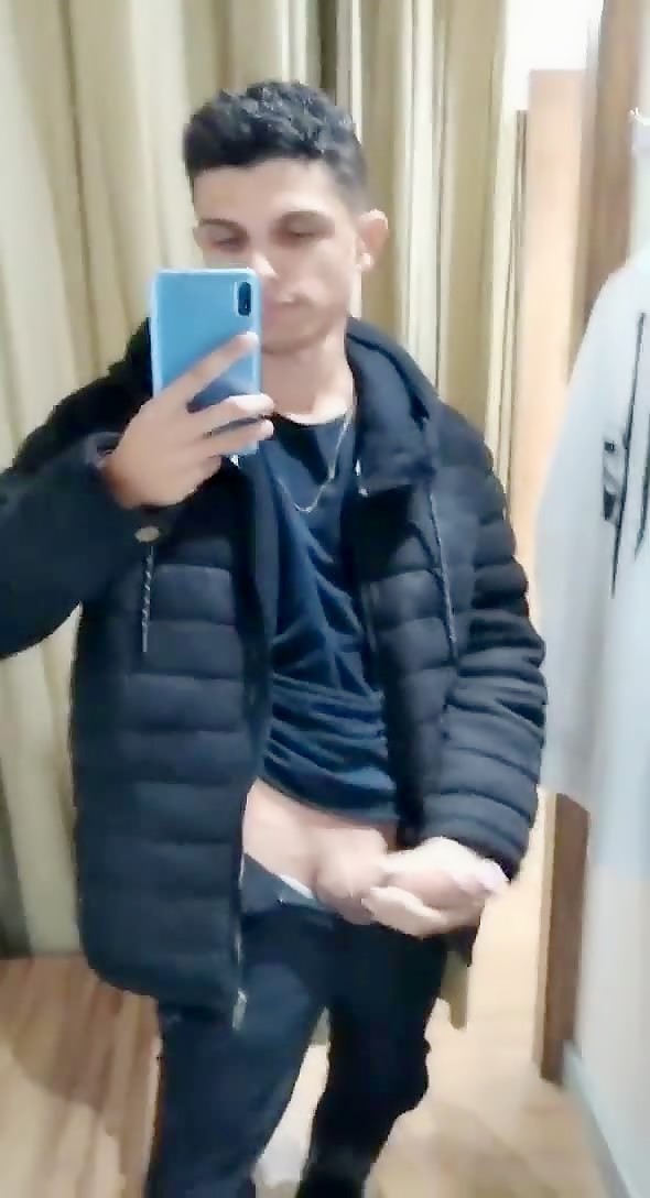 Big dick in changing room